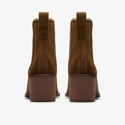Chamberly Top Walnut Suede | Clarks outlet