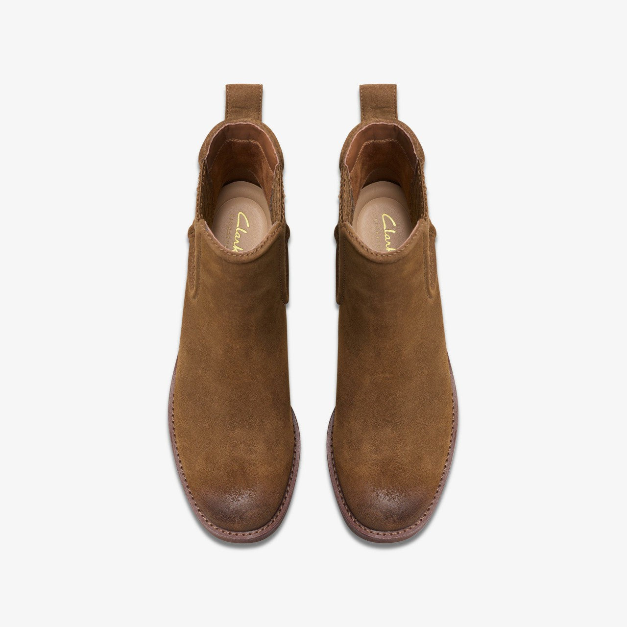 Chamberly Top Walnut Suede | Clarks outlet