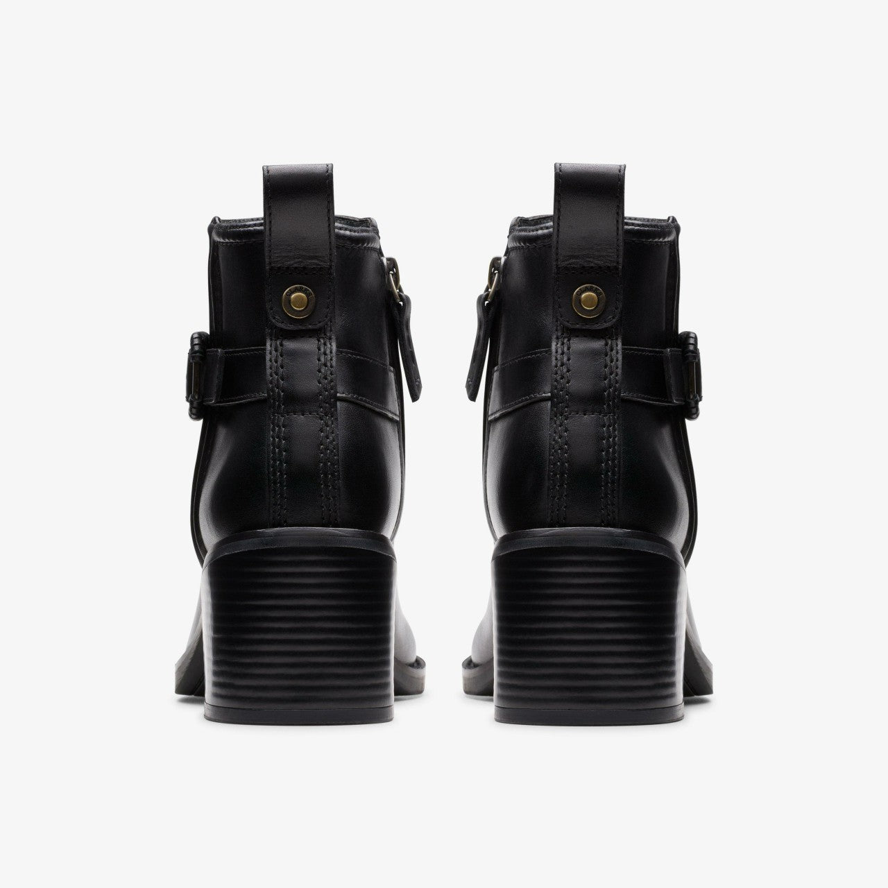 Chamberly Trim Black Leather | Clarks discount