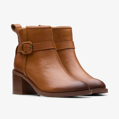Chamberly Trim Mid Tan Leather | Clarks online