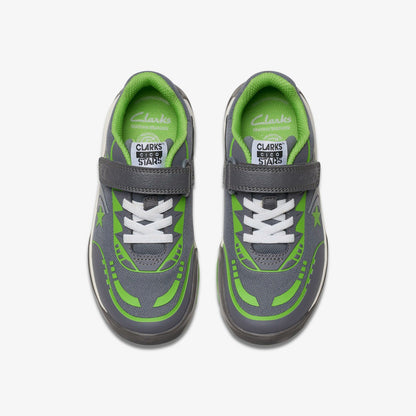 Cica Star Flex Kid Grey/Green | Clarks online