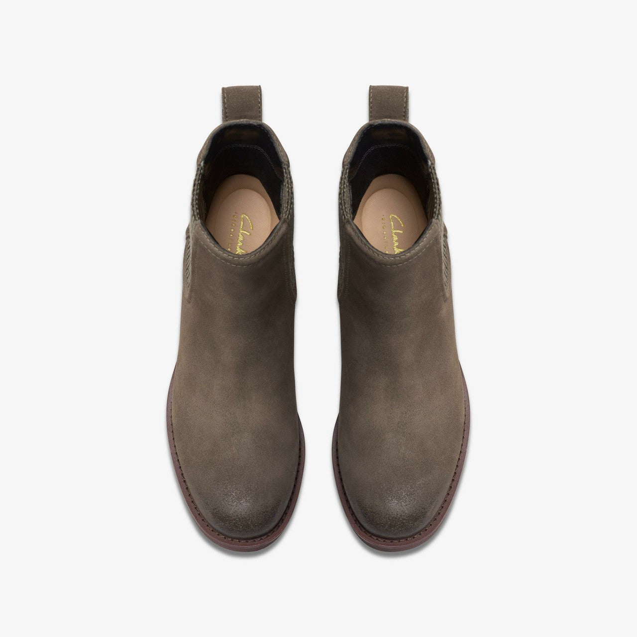 Chamberly Top Mole Grey Suede | Clarks for sale