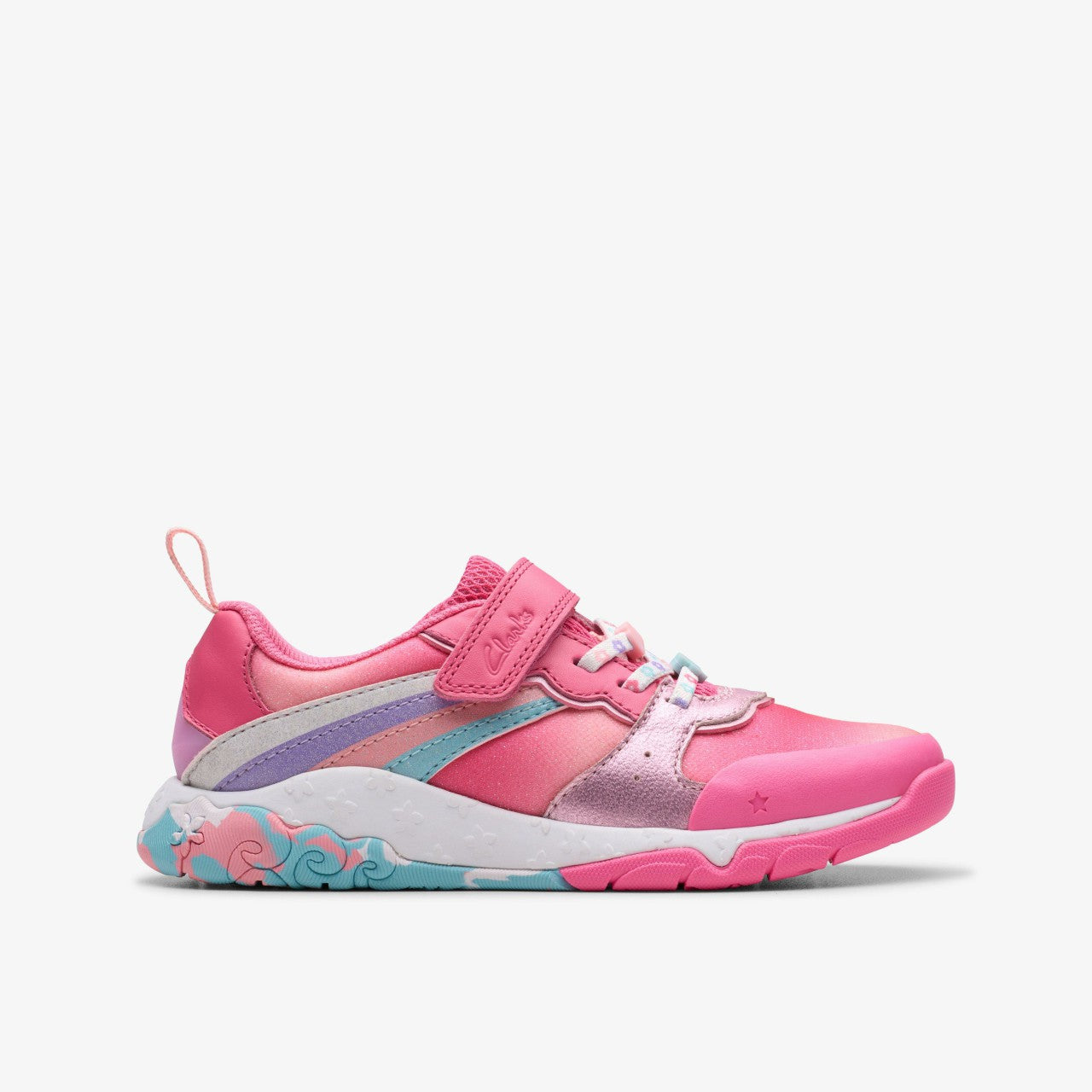 Tidal Star Kid Bright Pink Combination | Clarks Sale