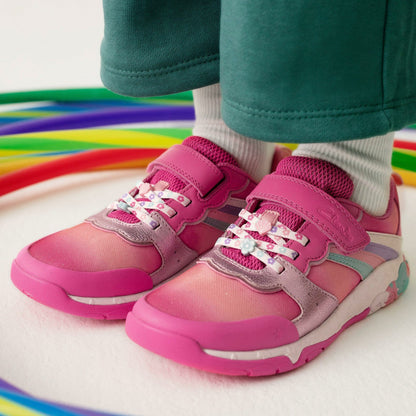 Tidal Star Kid Bright Pink Combination | Clarks Sale
