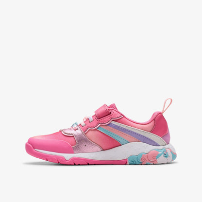 Tidal Star Kid Bright Pink Combination | Clarks Sale