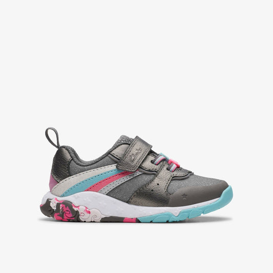 Tidal Star Toddler Gun Metal | Clarks for sale