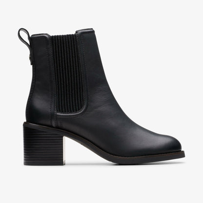Chamberly Top Black Leather | Clarks Sale