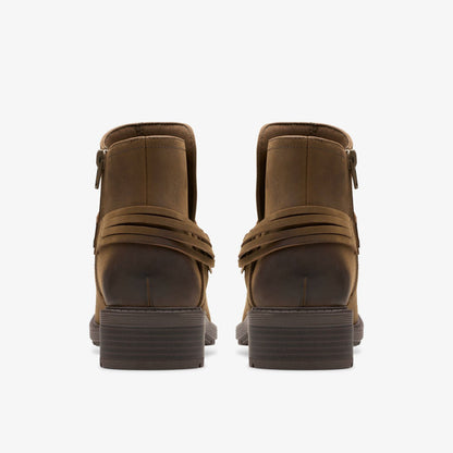 Hearth Kaylie Ankle Boot Mushroom Oily | Clarks discount