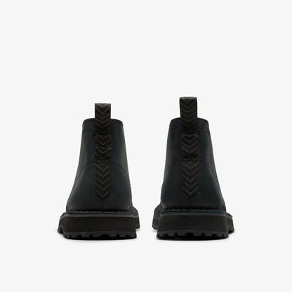 Solsbury Desert Boot Black Leather | Clarks on Sale