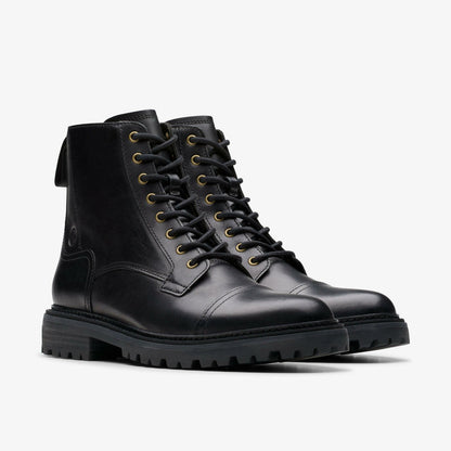 Clarkridge Hi Black Leather | Clarks for sale
