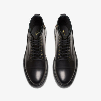 Clarkridge Hi Black Leather | Clarks for sale