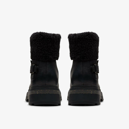 Hencroft Madi Waterproof Black Warmlined Leather | Clarks online