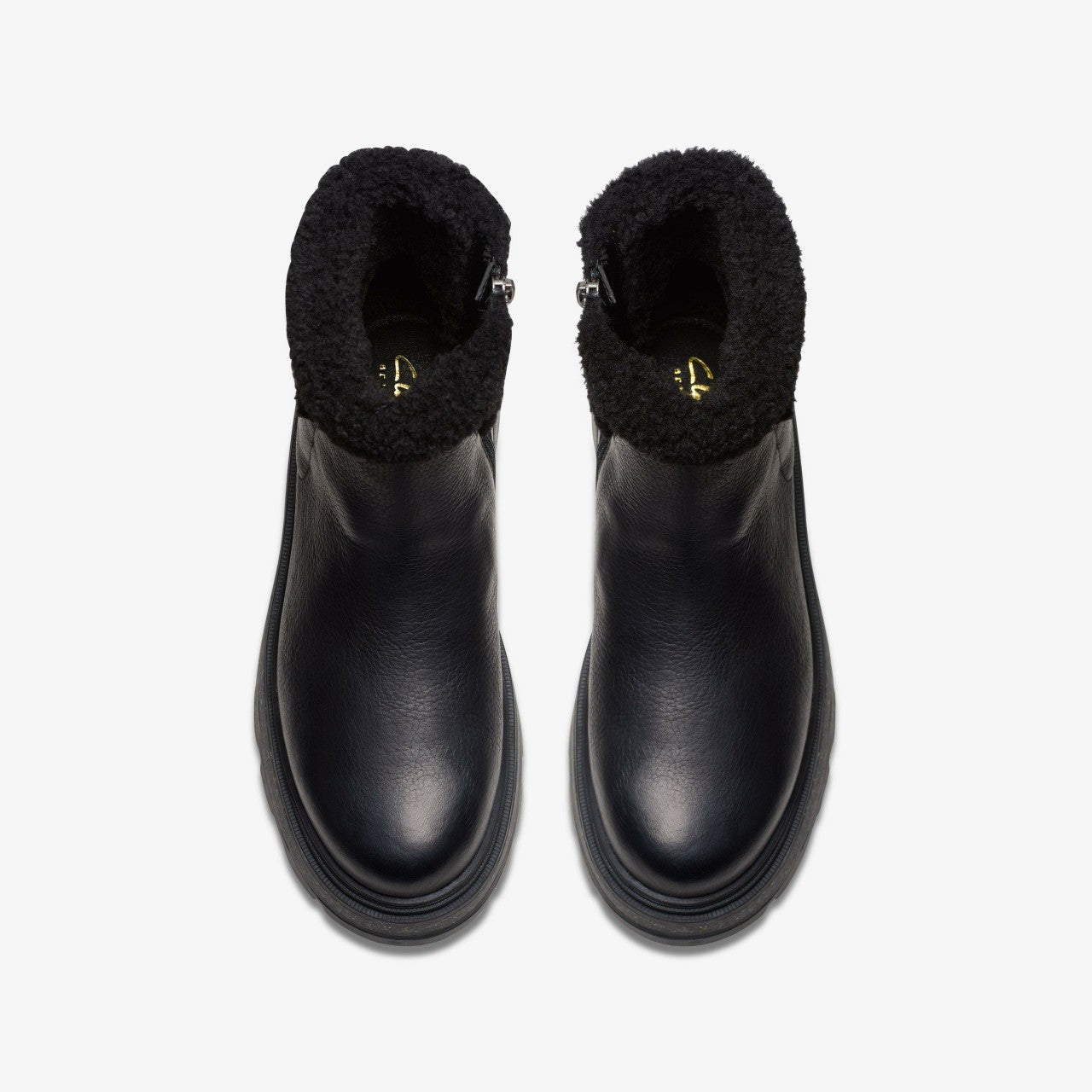 Hencroft Madi Waterproof Black Warmlined Leather | Clarks online