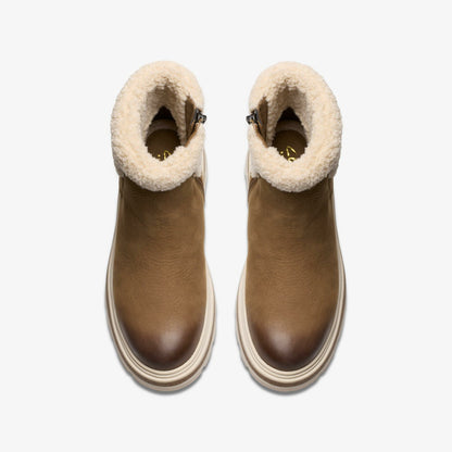 Hencroft Madi Waterproof Dark Sand Warmlined | Clarks on Sale