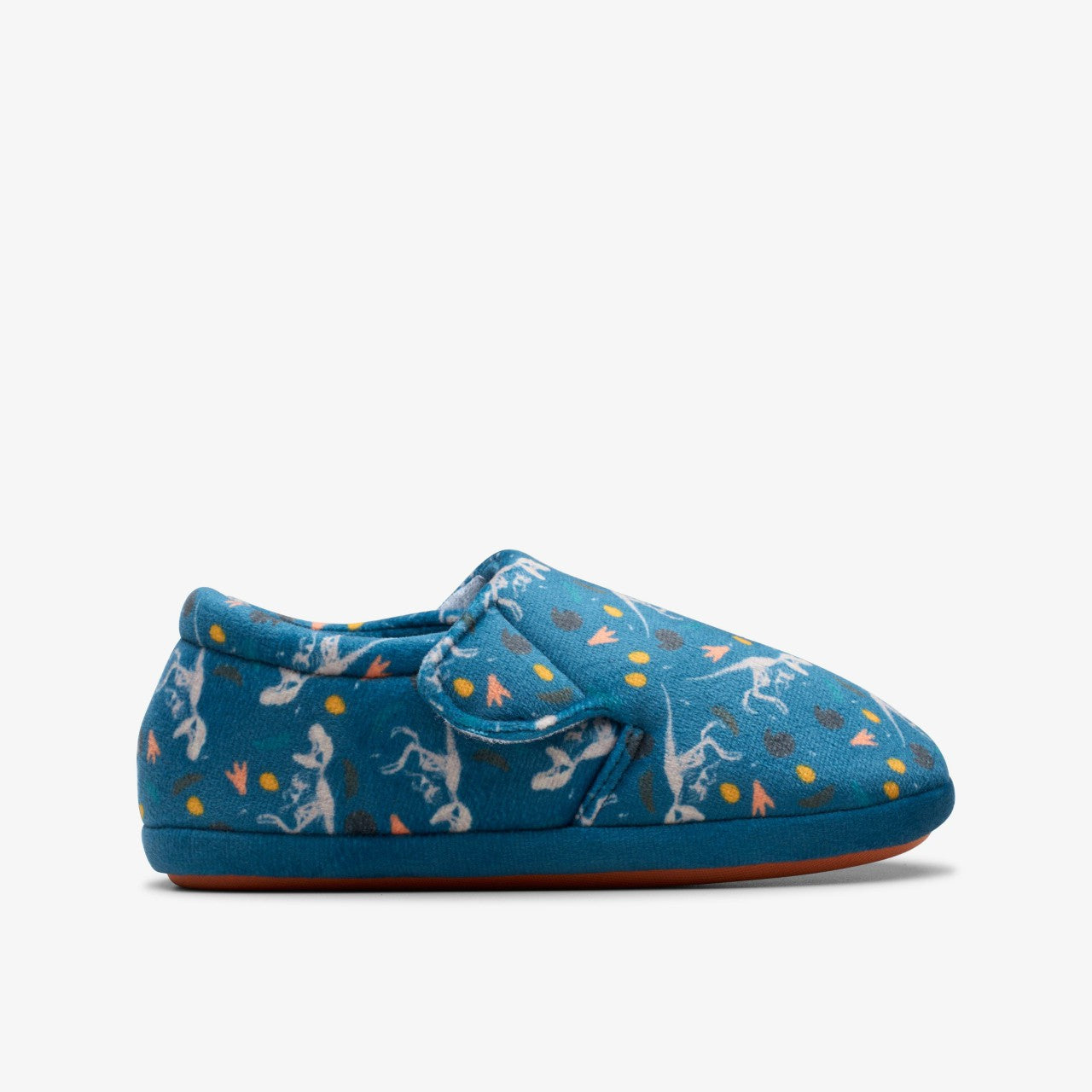 Fluffy Snug Kid Blue Print | Clarks outlet
