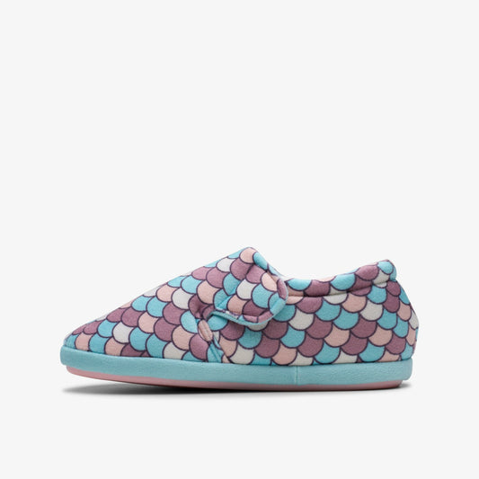 Fluffy Snug Kid Pink Multicolour | Clarks on Sale