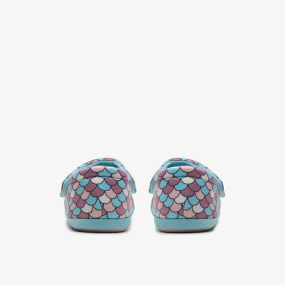 Fluffy Snug Kid Pink Multicolour | Clarks on Sale