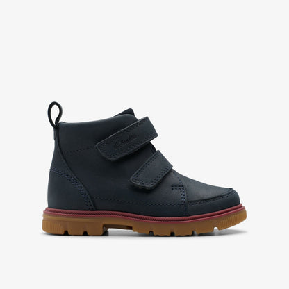 Lorcam Hi Toddler Navy | Clarks discount