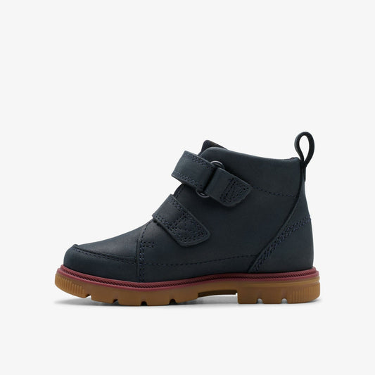 Lorcam Hi Toddler Navy | Clarks discount