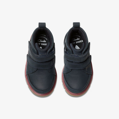 Lorcam Hi Toddler Navy | Clarks discount