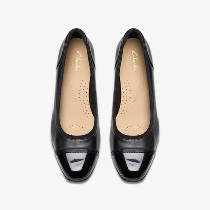 Krystine May Black Leather | Clarks discount