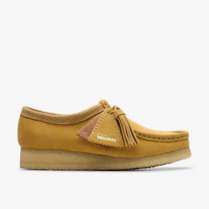 Wallabee Golden Tan Suede | Clarks on Sale
