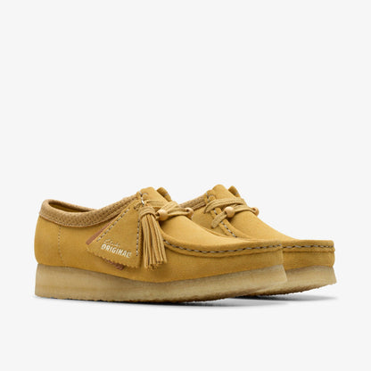 Wallabee Golden Tan Suede | Clarks on Sale