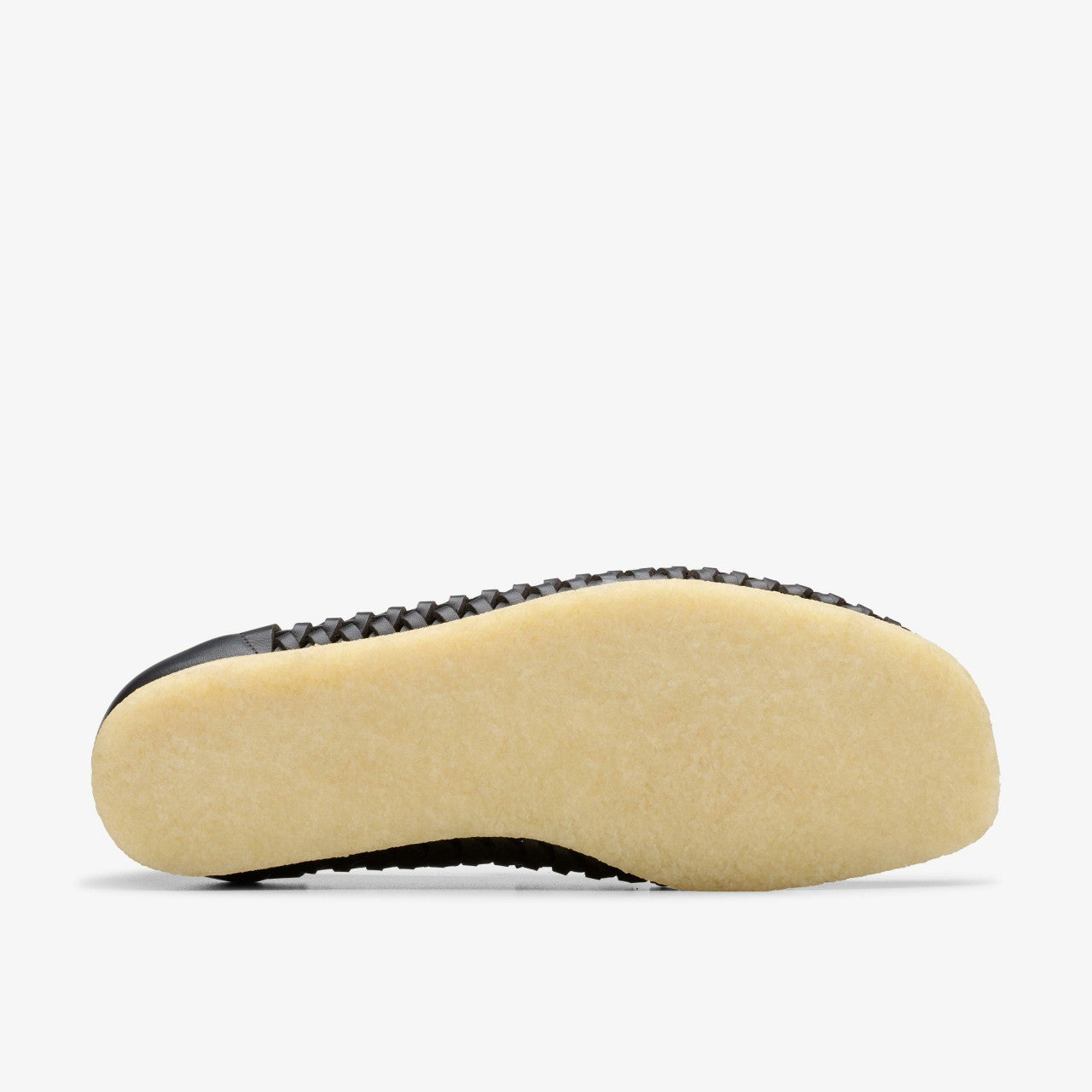 Wallabee Penny Weave Black Leather | Clarks online