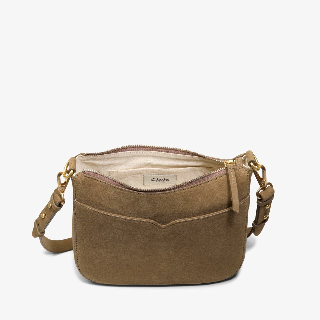 Topsham Willow Dark Sand Suede | Clarks on Sale
