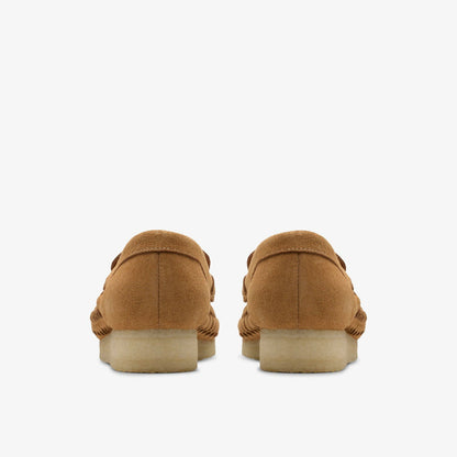 Wallabee Loafer Weave Tan Suede | Clarks outlet