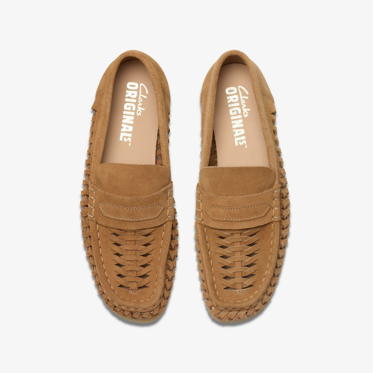 Wallabee Loafer Weave Tan Suede | Clarks outlet