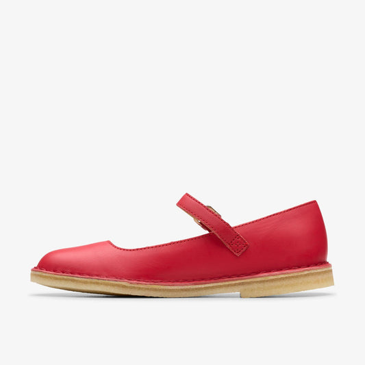 Desert Jane Red Leather | Clarks discount