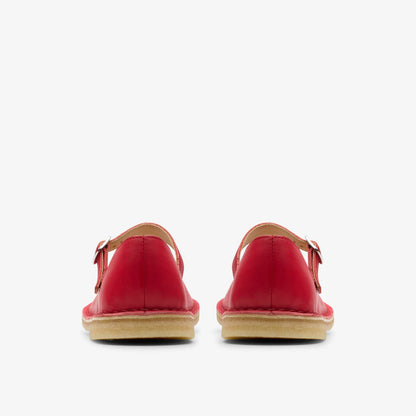 Desert Jane Red Leather | Clarks discount