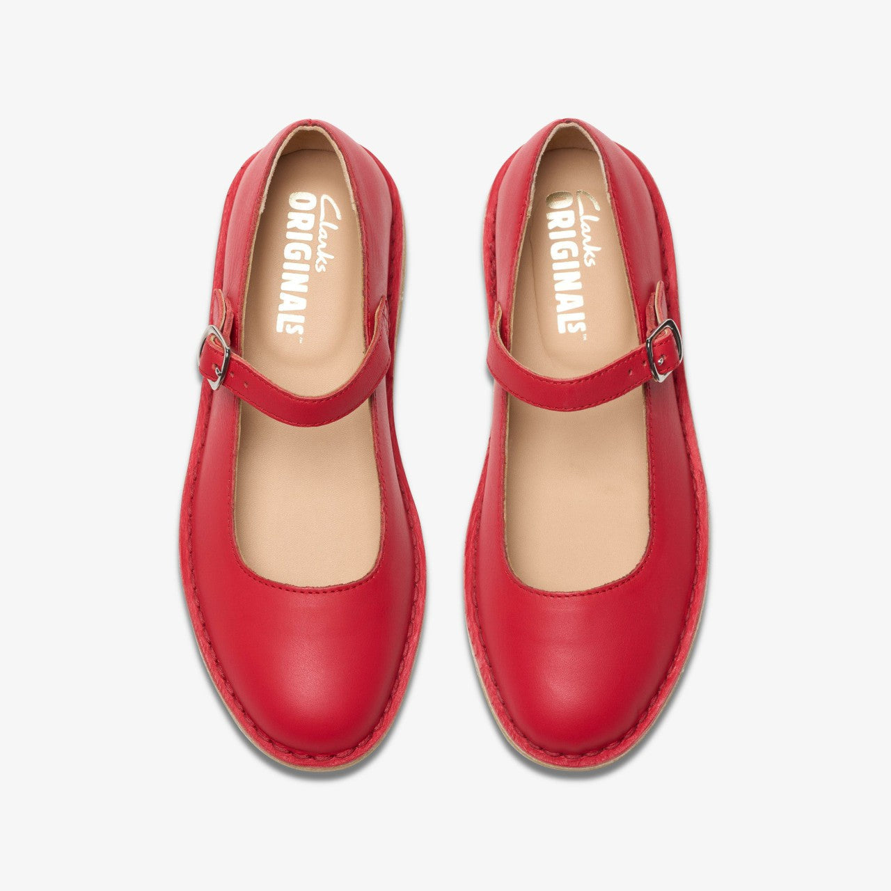 Desert Jane Red Leather | Clarks discount