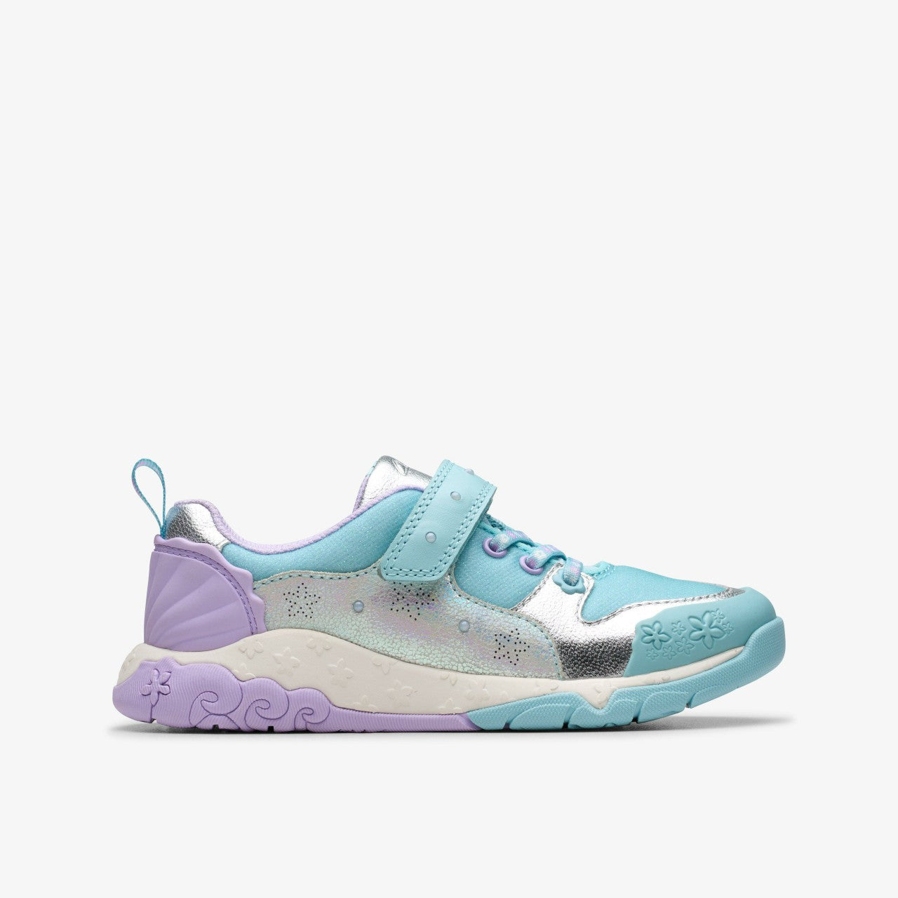 Tidal Shell Kid Light Blue Combination | Clarks for sale