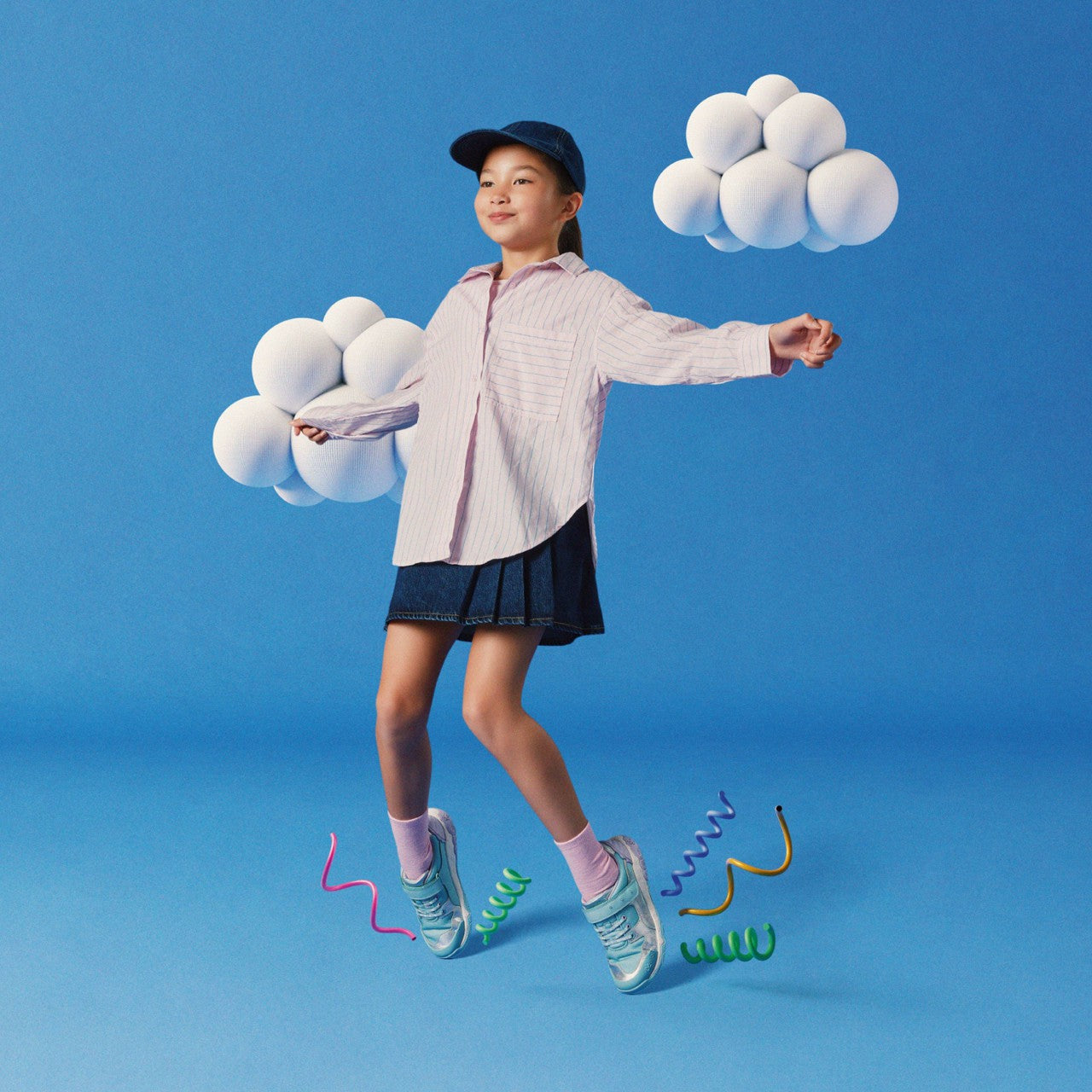 Tidal Shell Kid Light Blue Combination | Clarks for sale
