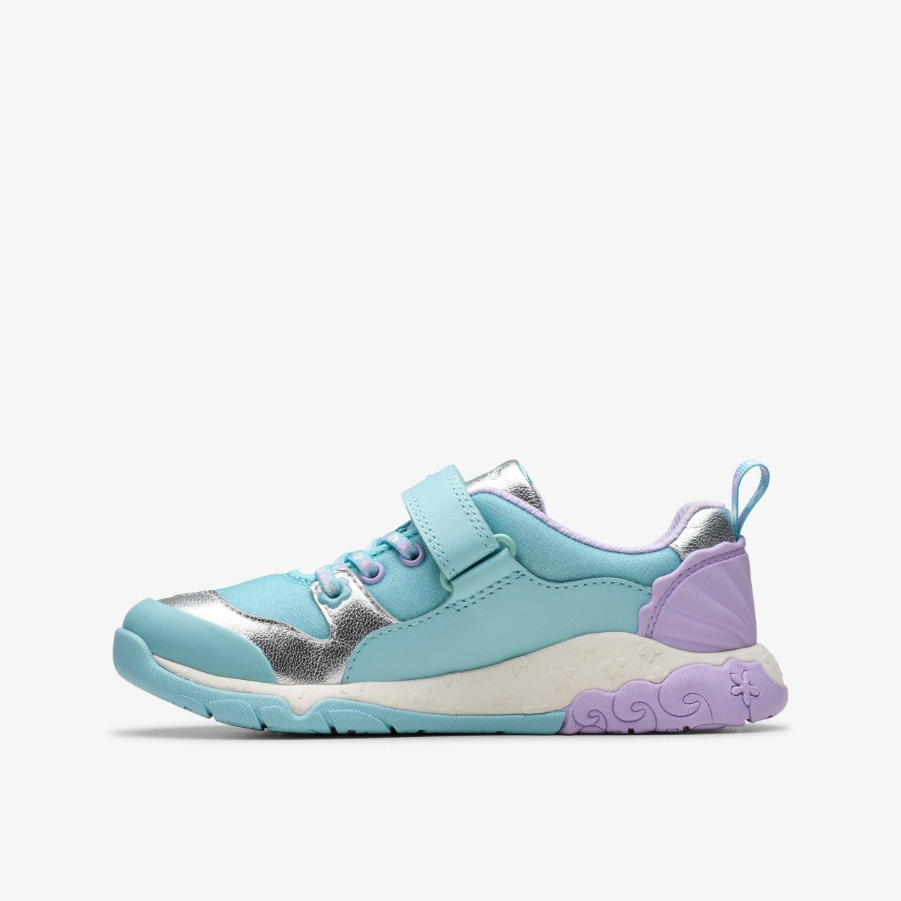 Tidal Shell Kid Light Blue Combination | Clarks for sale