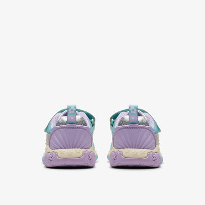 Tidal Shell Toddler Light Blue Combination | Clarks Sale