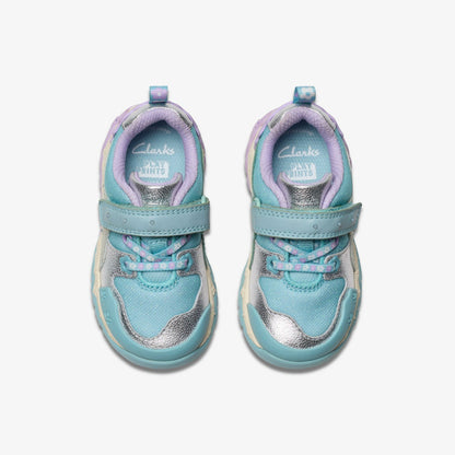 Tidal Shell Toddler Light Blue Combination | Clarks Sale