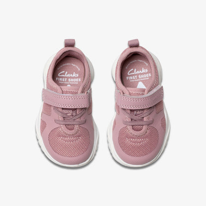 Feather Ath Toddler Dusty Pink | Clarks on Sale