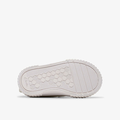 Foxing Berry Toddler Silver Fabric | Clarks discount