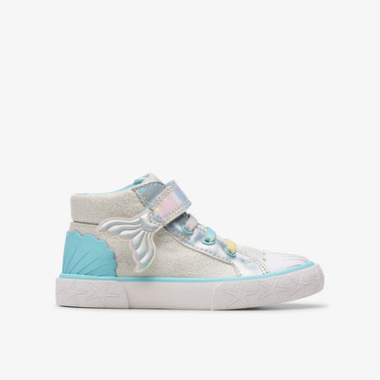 Foxing Wish Hi Toddler Silver Fabric | Clarks online