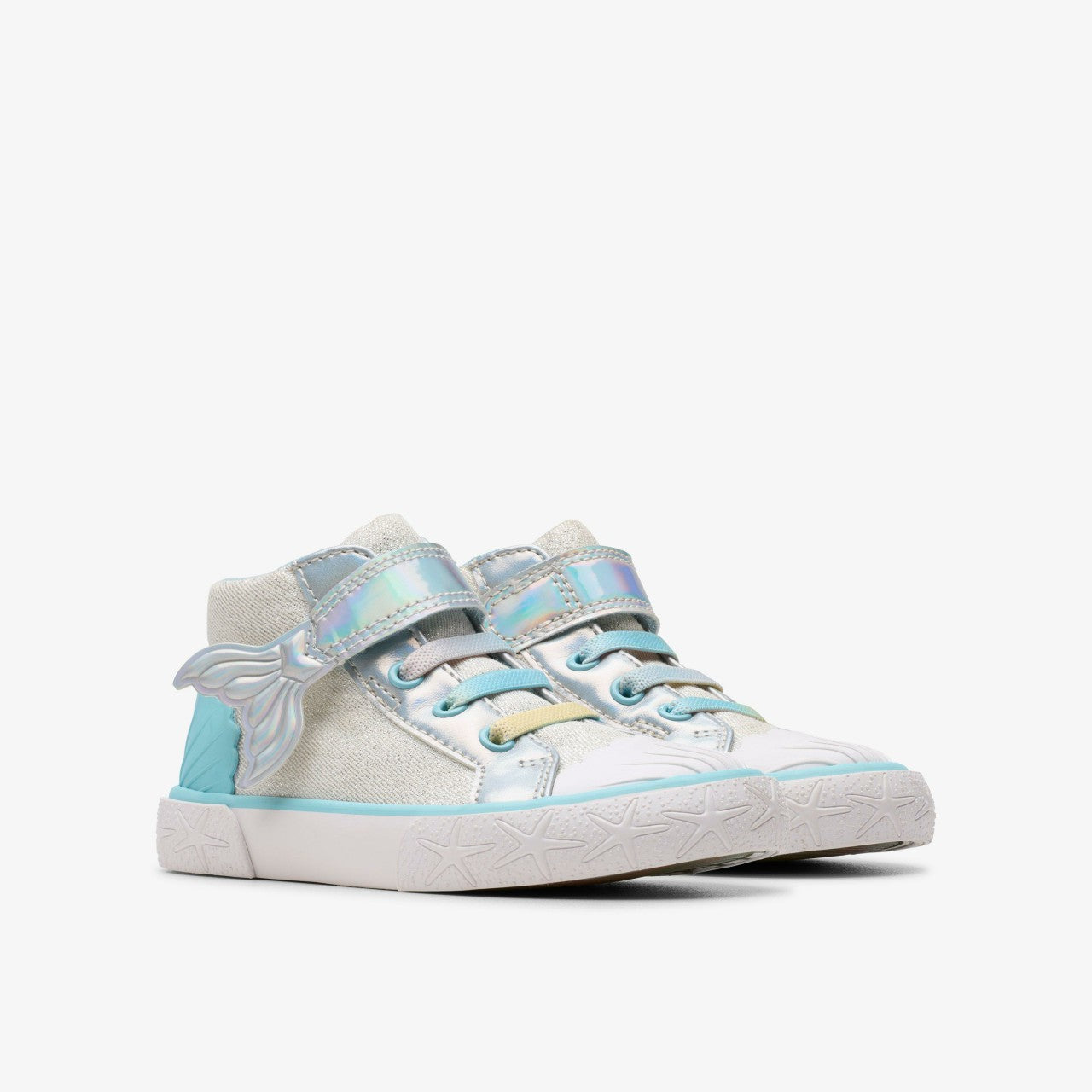 Foxing Wish Hi Toddler Silver Fabric | Clarks online