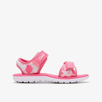 SurfingTide Kid Pink Multicolour | Clarks on Sale