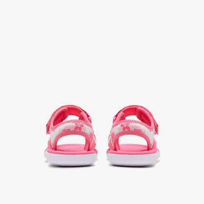 SurfingTide Kid Pink Multicolour | Clarks on Sale