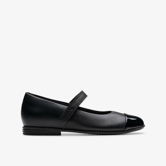 Finja Gem Older Black Leather | Clarks online