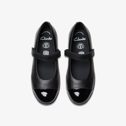 Finja Gem Older Black Leather | Clarks online