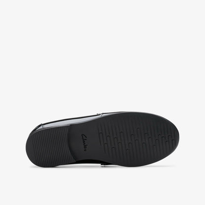 Finja Bright Older Black Patent | Clarks outlet