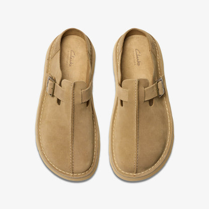 Solsbury Mule Dark Sand Suede | Clarks outlet