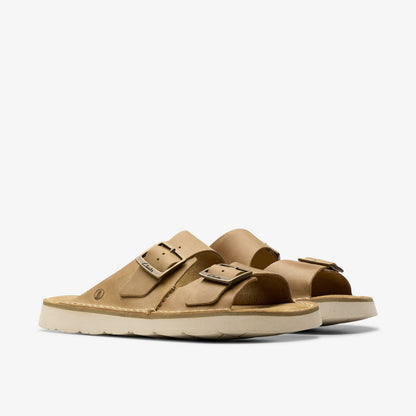 Solsbury Strap Dark Sand Leather | Clarks on Sale
